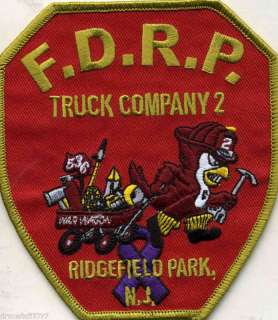 Ridgefield Park, NJ Truck 2 fire patch  