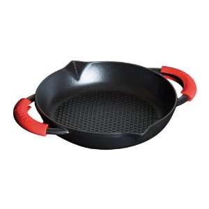  Staub 9 1/2 Frying Pan With Side Handles Honeycomb Patio 