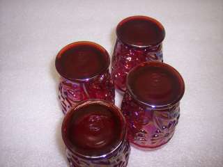 RED FENTON PITCHER & 4 TUMBLERS LIMITED EDITION  