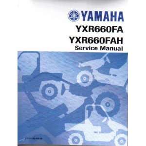   Yamaha YXR660FA YXR660FAH Rhino 660 Auto 4X4 Service Manual Yamaha