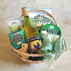 Wine and Cheese Gourmet Gift Basket  