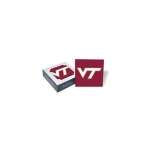  Virginia Tech Hokies (VT) Coaster Set