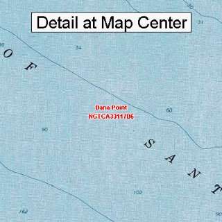 USGS Topographic Quadrangle Map   Dana Point, California (Folded 