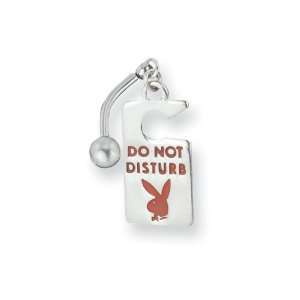  Do Not Disturb Bunny Belly Ring Playboy Jewelry