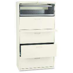   500 Series 36 inch Wide 5 drawer Lateral File Cabinet  