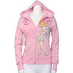 Disneys Tinkerbell Womens Pink Sweatshirt  