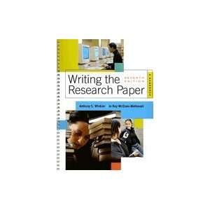  Writing the Research Paper A Handbook [Spiral  bound 