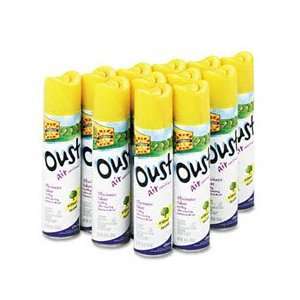  Oust Air Sanitizer, Citrus, Aerosol, 10oz., 12 Carton 