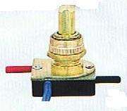 WAY BRASS PLATED PUSH BUTTON CANOPY SWITCH  