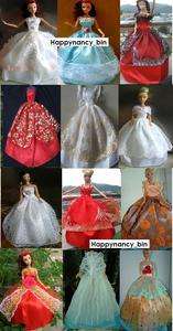 WHOLESALE 50 pc Fashion Barbie Doll Clothes/Dresses NEW  
