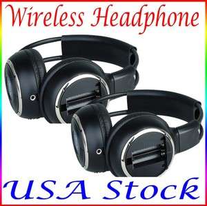   Infrared Stereo Wireless Headphone Headset IR Car DVD Player  