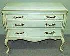 5918 Vintage FRENCH Country Painted Chest Commode Lovely
