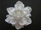FOAM GARDENIA FLOWER Wedding Bridal HAIR CLIP WHITE items in Sweet 