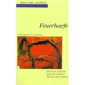  Feuerharfe Deutsche Gedichte judischer Autoren des 20 