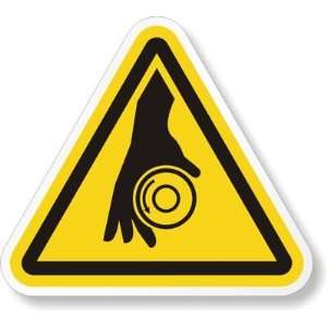  Symbol Rotating Shaft Vinyl Labels, 4.471 x 4 Office 