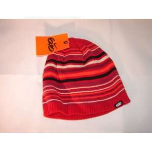  Nike 6.0 beanie winter hat/cap varsity red stripes boys 