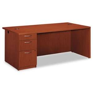 com HON® Park Avenue Collection® Laminate Single Pedestal Desk DESK 