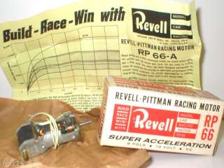 Vintage REVELL RP66/RP 66 Slot Car Motor, NEW/Boxed  