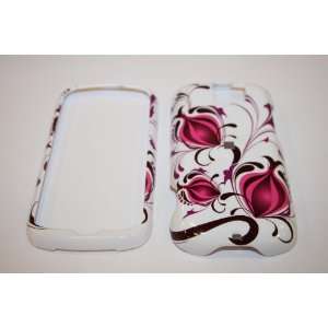 HTC MYTOUCH 3G SLIDE PINK AND WHITE POMEGRANATE FLOWERS DESIGN HARD 