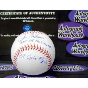   Polo Grounds   st Cycle   Autographed Baseballs Sports Collectibles