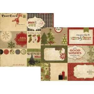  25 Days of Christmas 4 x 6 Journaling Cards Elements #2 