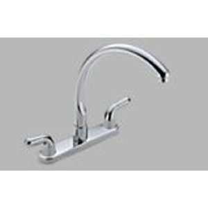 Delta 2176 LHP/H24 Waterfall Two Handle Kitchen Faucet   With Handle 