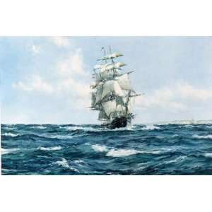 MONTAGUE DAWSON, Up Channel, The Lahloo, Museum Replica CANVAS, 24 1/2 