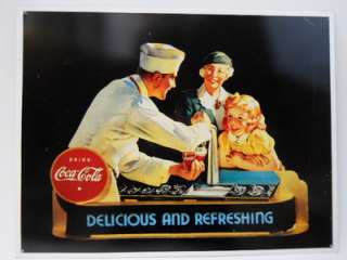    Cola Soda Beverage Retro Advertising Reproduction Metal Sign  