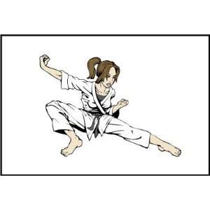 Karate Girl Mousepad