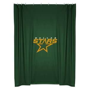   Room Shower Curtain   Dallas Stars NHL /Color Dark Green Size 72 X 72