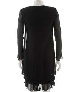 Famous NY Maker Silk Mock Jacket Dress  