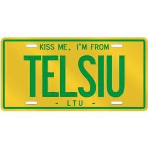   AM FROM TELSIU  LITHUANIA LICENSE PLATE SIGN CITY