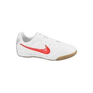 Nike Tiempo Natural IV IC   Big Kids   White/Metallic Silver/Siren Red