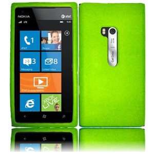  Nokia Lumia 900 Rubber Silicone Skin Case Cover   Neon 