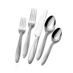   Basic by Mikasa 50 piece Chelsea Frost Flatware Set  