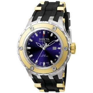  Invicta Mens 6178 Reserve Collection GMT 18k Gold Plated 