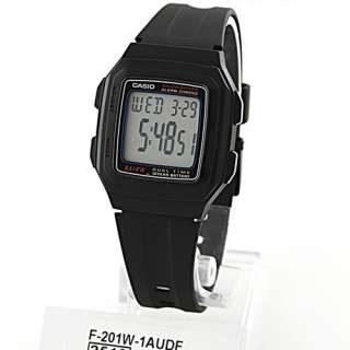 Casio Mens Digital Watch F201WA 1AV 10 YR Battery New  