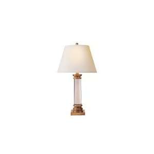  Chart House Classic Column Table Lamp in Antique Burnished 
