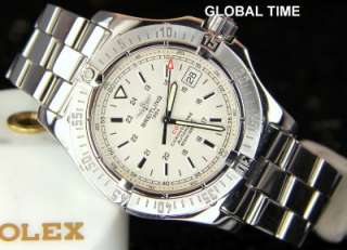 Mens Breitling Stainless Steel Colt Model A17380 AUTOMATIC Silver 