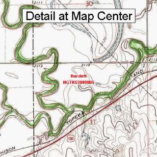   Map   Burdett, Kansas (Folded/Waterproof)