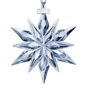 Swarovski Crystal 2011 Annual Edition Christmas Snowflake Ornament 
