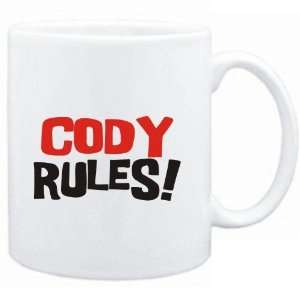 Mug White  Cody rules  Male Names 