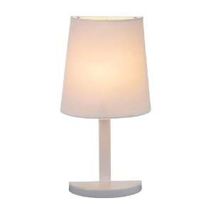  Adesso 3380 02 Demi 1 Light Table Lamps in White