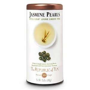 Jasmine Pearls Full Leaf Tea 3.0 oz, by The Republic of Tea  