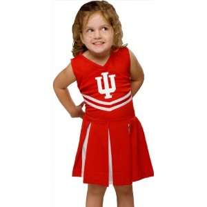 Indiana Hoosiers Toddler Red Cheer Dress  Sports 
