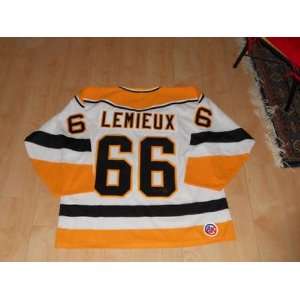  Mario Lemieux Autographed Jersey   Autographed NHL Jerseys 