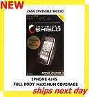 invisible shield zagg iphone 4 4 s full $ 16 29  see 