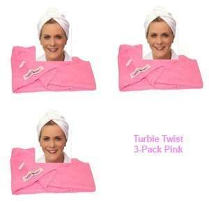 Turbie Twist 3 Pack * All 3   Pink