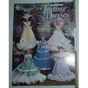  Crochet Fashion Doll Teatime Dresses Inez Collins Scott 