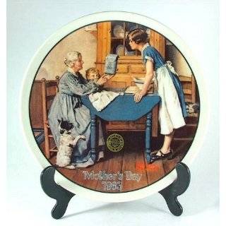   Norman Rockwell Faith Mothers Day Collector Plate